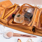 Sustainable Seconds: Frankie Cosmetic Bag Tan